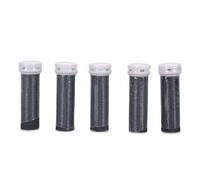 Xiuganpo Têtes de Rouleau de Lime à Pieds, 5 Pièces, pour Micro Pedi Nano, Pierre de Quartz Durable, Traitement Réutilisable pour le Soin des Pieds Doux