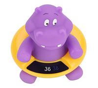 Xiuganpo Thermomètre de Bain au Design Flottant en Forme D'animal, avec Affichage Clair et Facile à Lire de la Température pour un Bain de bébé en Toute sécurité (hippopotame violet)