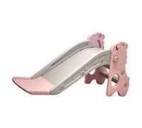 Xiuganpo Toboggan Intérieur, Marches Antidérapantes, Construction Robuste, Grimpeur Amusant, Toboggan pour Enfants pour l'activité Physique/interaction Sociale (Rose Gris)