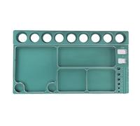 Xiuganpo Tournevis Magnétique RC, Support de Rangement D'outils, Organisateur Robuste en Alliage D'aluminium pour Voitures RC, Avions, Navires pour Une Réparation Facile (Green)