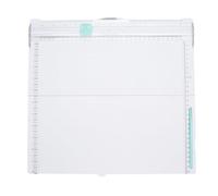 Xiuganpo Trim en Papier et Panneau de Score de 12 X 12 Pouces, Coupe-papier Artisanal Multifonctionnel et Marqueur avec des Emplacements de Rangement, Règle Transparente pour une Coupe