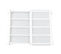 Xiuganpo Tringle de Tension Extensible 14,2 Pouces, Support de Rangement | Construction de tuyaux en acier télescopiques, étagère en PP avec charge robuste, pour placard, armoire, salle de bain,