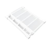 Xiuganpo Tringle de Tension Extensible 14,2 Pouces, Support de Rangement | Construction de tuyaux en acier télescopiques, étagère en PP avec charge robuste, pour placard, armoire, salle de bain,