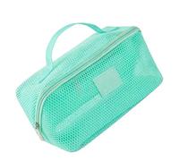 Xiuganpo Trousse de Maquillage en, Compartiments de Grande capacité à visibilité Claire, Trousse de Toilette en, de Maquillage de Voyage avec Tissu en Respirante pour Voyage d'affaires, Salle de