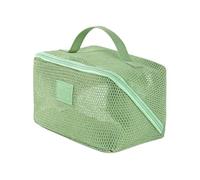 Xiuganpo Trousse de Maquillage en, Compartiments de Grande capacité à visibilité Claire, Trousse de Toilette en, de Maquillage de Voyage avec Tissu en Respirante pour Voyage d'affaires, Salle de