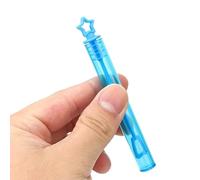 Xiuganpo Tube de Baguettes à Bulles, Jouet élégant de Décoration de Fête de Mariage pour Enfants, Matière Plastique Durable, 20 Bouteilles à Bulles Vides pour Anniversaire et Mariage (étoile à Cinq