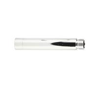 Xiuganpo Tube d'extension de Douche en Acier Inoxydable, Argent à Goûter à Golfe 4 Pouces de Douche Ronde Robuste Tube d'extension en Acier Inoxydable pour la Maison pour l'hôtel