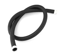 Xiuganpo Tuyau d' AN10 Flexible et Durable en Nylon Noir, Tuyau de Remplacement de Conduite de Carburant, Résistant à la Pression et à la Température avec Connexion Sécurisée, Taille 14,27 Mm ID