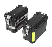 Xiuganpo Valise Latérale Moto Hydrofuge capacité de 28 L. Convient pour, Convient pour Les Propriétaires de (Black)