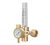 Xiuganpo Vanne de Régulation de Soudage en Laiton Durable avec Débitmètre Fiable, Débit de Sortie Réglable de 0 à 25 Lpm, pour Soudeurs HTP