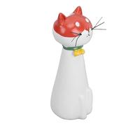 Xiuganpo Vase en Forme de Chat, Vase à Fleurs en Résine au Design Expressif, fabriqué à la Main, Petit Support de Bouquet de 1,57x4,53 Pouces avec Art Fonctionnel pour la Maison, Le Bureau, l'étagère