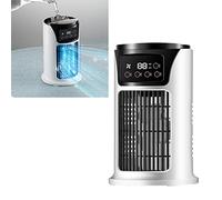 Xiuganpo Ventilateur de Climatisation à Pulvérisation, Léger, à Faible Bruit, Refroidissement Rapide pour Chambre à Coucher et Salon, en Plastique, Portable, 1 unité