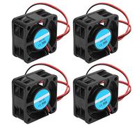Xiuganpo Ventilateur de Refroidissement 4020 24V, 4Pcs pour Imprimante 3D, | Ventilateur de dissipation thermique 2,4 W, faible bruit, pour imprimante 3D, CPU, PC