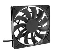 Xiuganpo Ventilateur PC PWM 120 Mm, Ventilateur de Refroidissement CPU à Double Roulement pour Boîtier D'ordinateur, Refroidissement Silencieux 1800 Tr/min pour Dissipateur Thermique, 1 Paquet