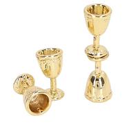 Xiuganpo Verres à Champagne Miniatures, Mini Verre à Vin en Alliage Attrayant pour Maison de Poupée, Histoires sans Fin Inspirantes pour Les Amateurs de Maison de Poupée (#12)