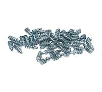 Xiuganpo Vis à Goujon de Pneu Pointes Antidérapantes Durables pour Voiture Camion Vélo Botte Moto Accessoires pour Neige Glace Boue Véhicule Tout-Terrain Argent 50pcs