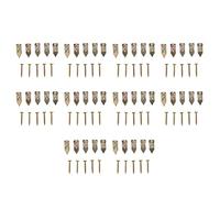 Xiuganpo Vis D'ancrage Autoperceuses Résistantes aux Chocs, Aucune Perceuse Requise pour la Télévision, Sangles D'étagère de Vélo, Décoration, Paquet de 50