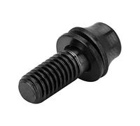 Xiuganpo Vis de Cage de Bouteille d'eau en Alliage de Titane pour Vélo, Vis de Précision Fermement Fixée pour Les Cyclistes, Titane M5x1 2/16mm avec Rondelle (M5×12)