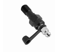 Xiuganpo Vis de Purge D'étrier de Frein de Moto M10x1.0mm, Vis Banjo/bouchon Anti-poussière de Serrage pour une Installation Facile, Conduites de Frein Avant et Arrière (BLACK)