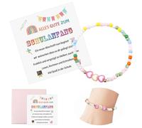 XiuGlimpse Ensemble de bracelets de rentrée des classes pour filles 2025,2 Bracelets élégants, Kleine, Plastique, Pas de gemme