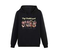 xiugoulovestory Graphic Hoodie The Dubliners Irish Folk Band Pogues Transatlantic Long Sleeve Sweatshirts Black XL