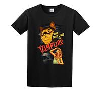 xiugoulovestory Man's T-Shirt Cat Wars The Return of Vampurr S-3XL Black Black M
