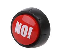 Xiuinserty Answer Buzzers Novelty Big Red No Button Quiz Buzzers Bouton sonore de bureau Idéal pour les parents