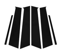 XIUKANGNB Garniture de Poteaux de Pilier Fenêtre Voiture pour Peugeot 308 I (T7) 2008-2013, Côté Porte Centrale Colonne Garnitures de Montants Fenêtre Accessoires,A/Glossy Blacck