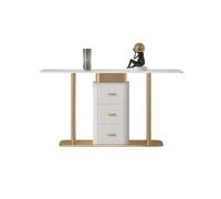 xiuling4568 Table Console Comptoir d'entrée de Luxe léger avec tiroirs Mobilier d'entrée Classique Table d'Entrée(Petit)