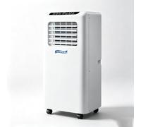 XIUNYIE Climatiseur Mobile 14000 BTU avec Chauffage, 2-en-1 Réversible Monobloc sur roulettes pour Salon Bureaux, Idéal Toute Saison, Blanc - Câble avec Adaptateur Pris, 5000 BTU, 5000 BTU