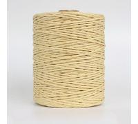 XIUPO 1 Rouleau de Fil de Raphia écologique, Fil de Paille, pour Chapeau de Soleil d'été à Tricoter au Crochet, Sac et Artisanat, Bricolage à Coudre