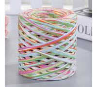 XIUPO Fil de Paille de Raphia Naturel de 200 m pour Le Crochet tricoté à la Main