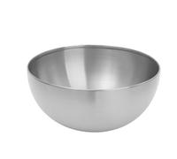 XIUsheUA Bol en acier inoxydable Lot de 1/2/3/5 saladiers en acier inoxydable, multi-usages, for fruits, pâtes, soupe, salade, pâtisserie, cuisine domestique(Silver,1PC)