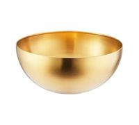 XIUsheUA Bol en acier inoxydable Lot De 4 Bols En Acier Inoxydable À Double Isolation, For Soupe, Nouilles, Salade, Instantanées, Durables Et Faciles Nettoyer(4pcs gold)