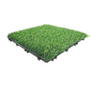 XIUsheUA Dalles Gazon emboîtables Dalles de Gazon Artificiel emboîtables for décoration Jardin et terrasse, Tapis synthétique réaliste for l'extérieur