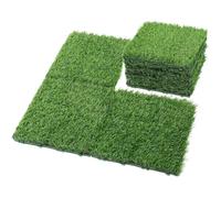 XIUsheUA Dalles Gazon emboîtables Lot de 10 Dalles Gazon Artificiel carrées emboîtables 30,5 x, cm