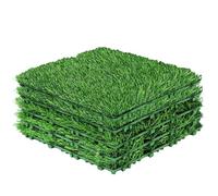 XIUsheUA Dalles Gazon emboîtables Pelouse Artificielle, Dalles de Gazon autobloquantes, Tapis pelouse for Chien, Bassin for Chiot, carré synthétique for Animaux Compagnie