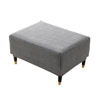 XIUsheUA Housse de Tabouret Housse de Pouf en Velours épais Chaise élastique Repose-Pieds canapé Tabouret Bas carré Tout Compris Protecteur Meubles pour Pouf, Tabouret ou Repose-Pieds(3,S1 33-45.7CM)