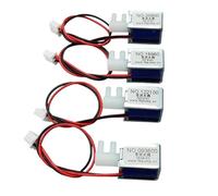 XIUsheUA Petite Mini vanne d'eau électromagnétique, électrovanne normalement fermée, vanne de contrôle du débit d'eau N/C pour l'irrigation, la climatisation(DC 4.5V)