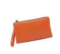 XIUsheUA Pochette à main pour femme Lot de 2 portefeuilles for femmes, porte-monnaie, petit sac poignet, en PU, fermeture éclair(Khaki)