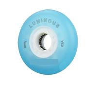 XIUsheUA Roues de Patinage Lumineuses 85A for Slalom élevé, Patins à roulettes Flash 62 64 68 70 72 76 80mm, 8 pièces pour Les Parcs, Les patinoires(8 Blue 68mm)