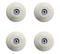 XIUsheUA Roues Lumineuses Clignotantes adaptées aux Chaussures de Patinage en Ligne, 64mm 68mm 72mm 76mm 80mm, matériau PU de dureté 90A, 4 pièces pour Les Parcs, Les patinoires(Colorful 64mm)