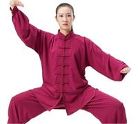 XIUsheUA Tai Chi Kung Fu Uniforme vêtements Traditionnels Hommes Femmes Adulte Soie décontracté Arts Performance Pratique vêtements Wushu pour Tai Chi, Arts Martiaux(Blue,XS)