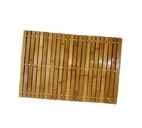 XIUsheUA Tapis de Bain antidérapant en Bambou, 45 x 60 cm, for Salle de Bain et Douche pour Douche, Baignoire