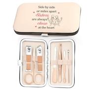 XiuSpark Cadeau pour sœur, âme sœur, cadeau de Noël, d'anniversaire pour sœurs, adultes, de la part de frères et sœurs, Noël, galentines, cadeau de Saint-Valentin, cadeau de retraite, kit de manucure