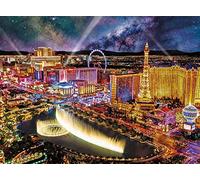 XiuTaiLtd Las Vegas Night-1000 Pièces De Puzzle, 75X50Cm, Cadeaux De Vacances pour Amis