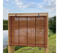 XIUXIU Stores enroulables en Bambou pour fenêtre, Stores enroulables pour Maison, intérieur et extérieur, terrasse, F91 x 188 cm (l x H)