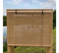XiuXiu Stores enroulables en bambou pour fenêtres intérieures et extérieures - 165,1 x 160 cm (l x H)