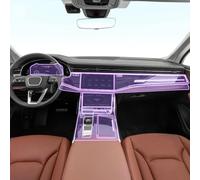 XIUXIYING Film de protection transparent en TPU pour console centrale de voiture - Anti-rayures - Écran LCD PPF - Pour Audi Q7 2019-2024