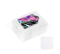 XIUXIYIXIA Lingettes à ongles non pelucheuses, tampons dissolvants pour vernis à ongles, colle d'extension de cils pour la préparation des ongles et dissolvant de vernis gel